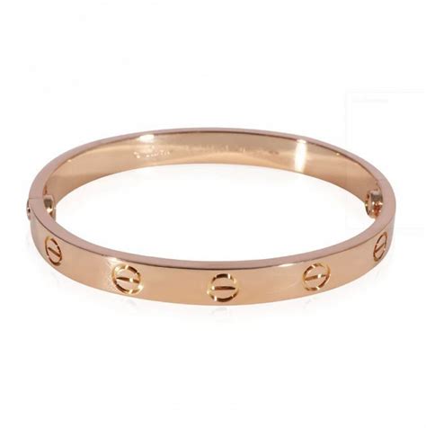 cartier rose gold bracelet diamond|750 19 cartier ip 6688.